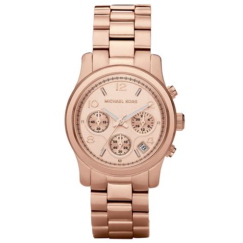 michael kors rose gold watch